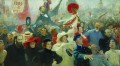 Manifestation 17 Oktober 1905 1907 Ilya Repin
